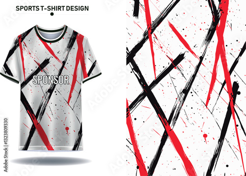 Soccer jersey design for sublimation