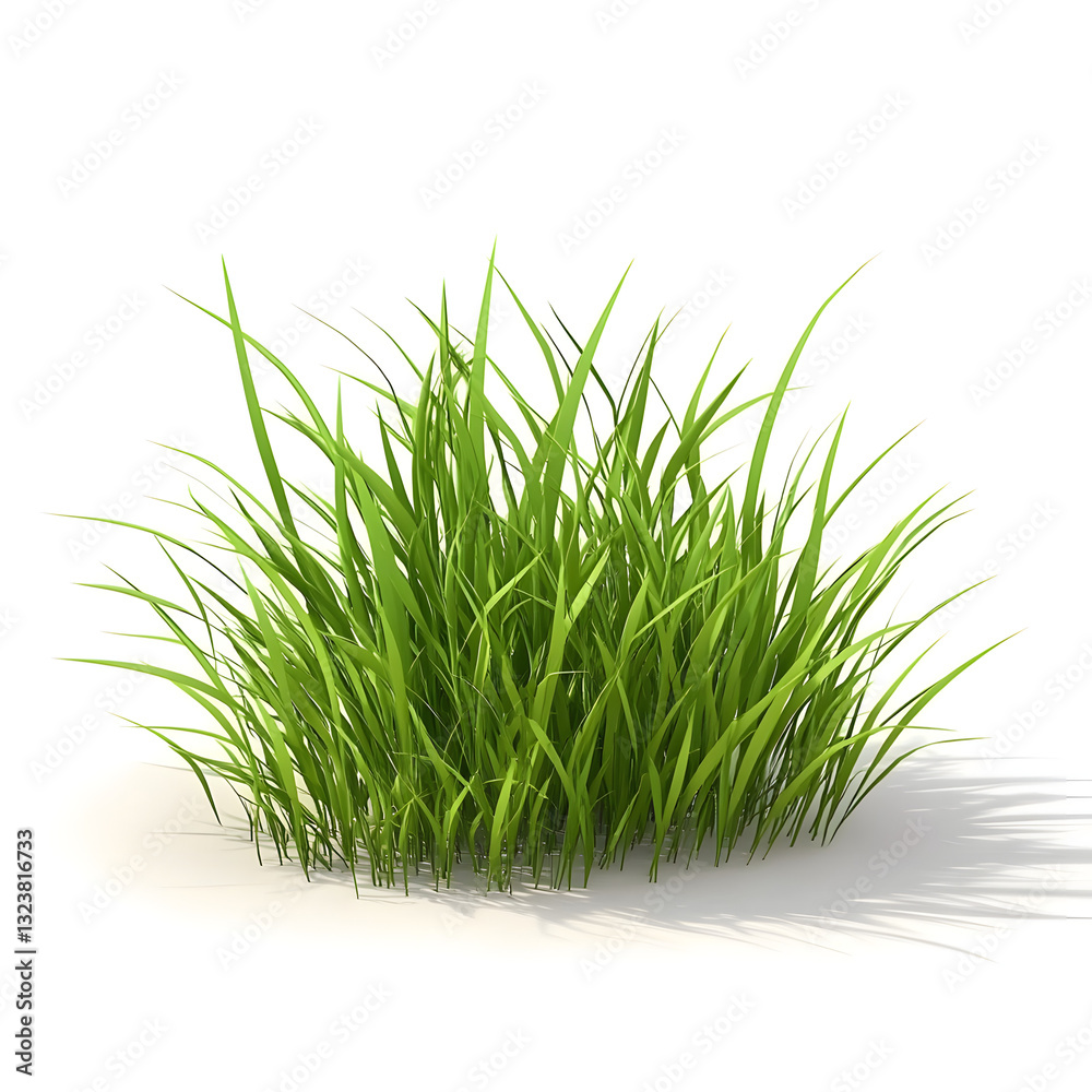 Obraz premium 3d green grass