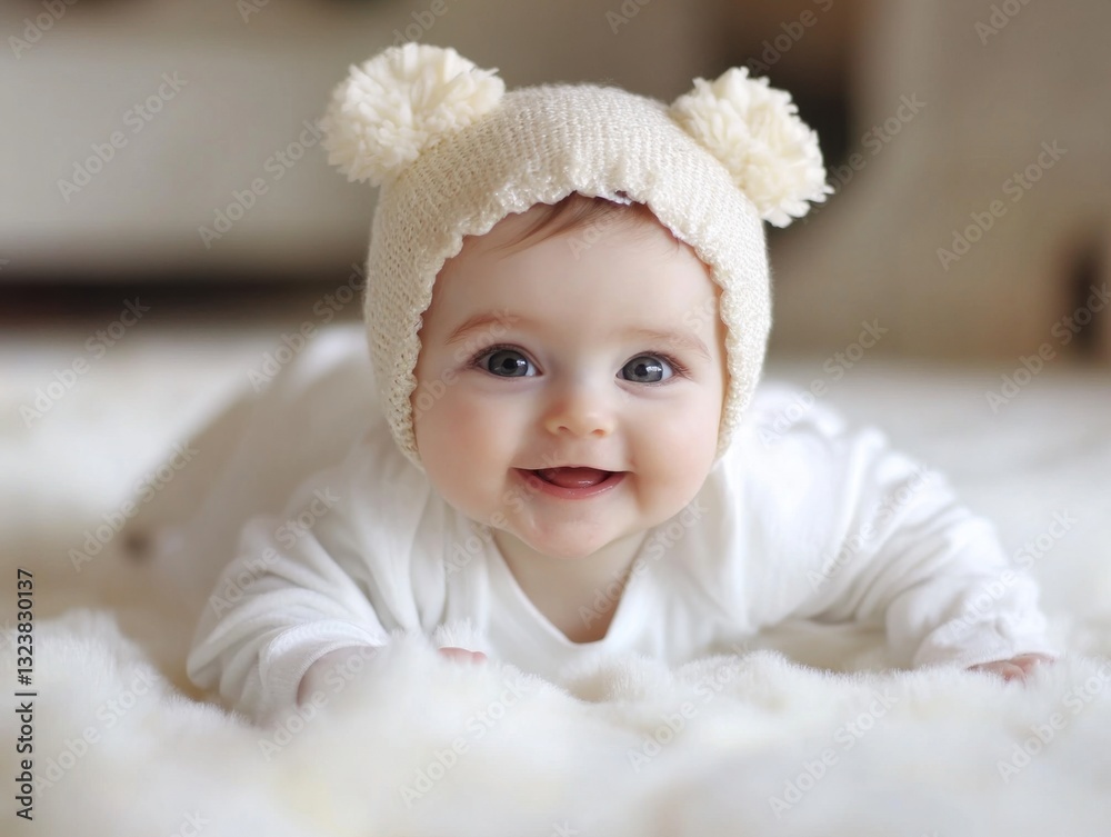 Portrait of a happy little child, smiling with joy and innocence Portrait of a happy little child, smiling with joy and innocence