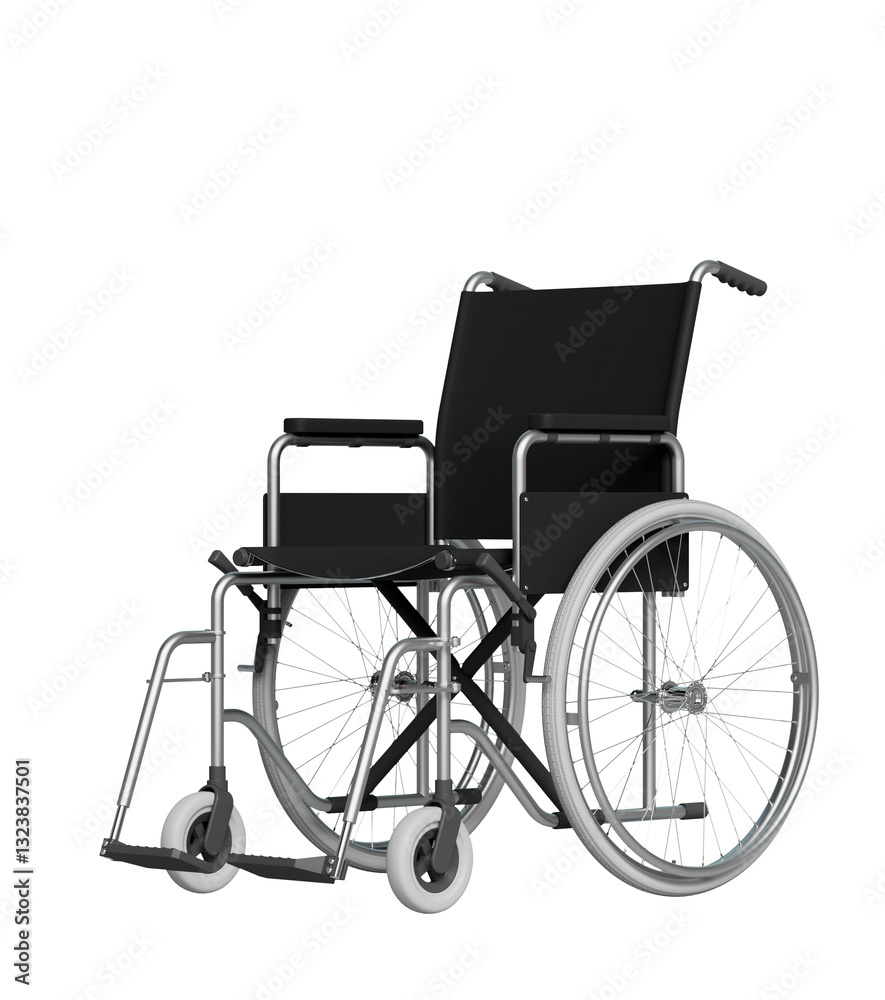 Fototapeta premium 의료용 재활 휠체어 Medical Rehabilitation Wheelchair 