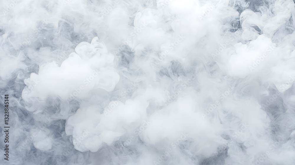 Dynamic white smoke formation nature abstract background atmospheric effect aerial view ethereal concept Dynamic white smoke formation nature abstract background atmospheric effect aerial view ethereal concept