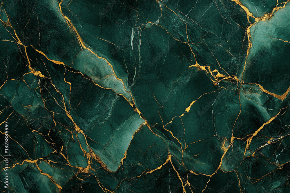 Photo Emerald green dark marble pattern with gold veins close-up. Background texture for backgrounds or overlays Photo Emerald green dark marble pattern with gold veins close-up. Background texture for backgrounds or overlays
