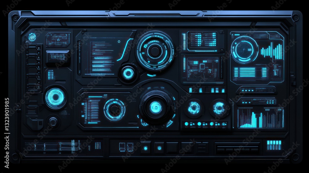 Futuristic Control Panel Futuristic Control Panel