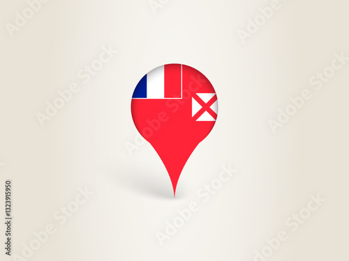 Pin Icon with Wallis and Futuna National Flag. Free Download Pin Icon with Wallis and Futuna National Flag. - GFXLoad