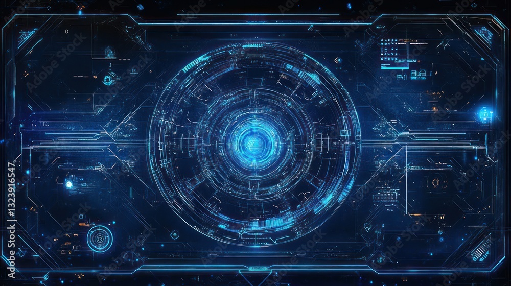 Fototapeta premium Cybernetic Core