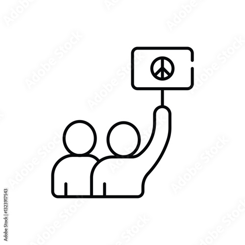 Protester  Vector icon