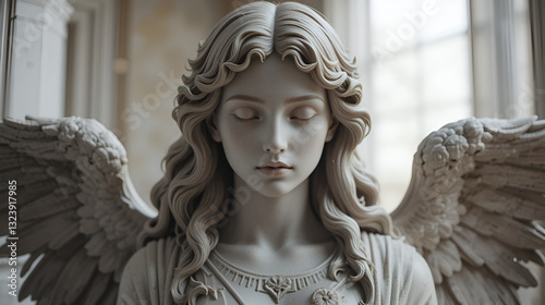 Sculpture of an angel