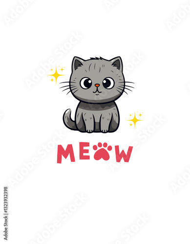 Obraz na plátně cat sayin meow