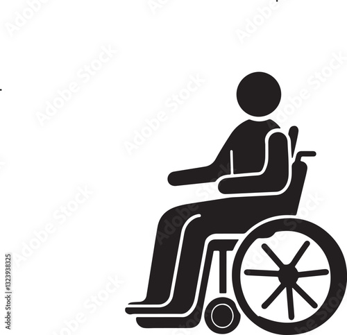 illustration of a person in a wheelchair