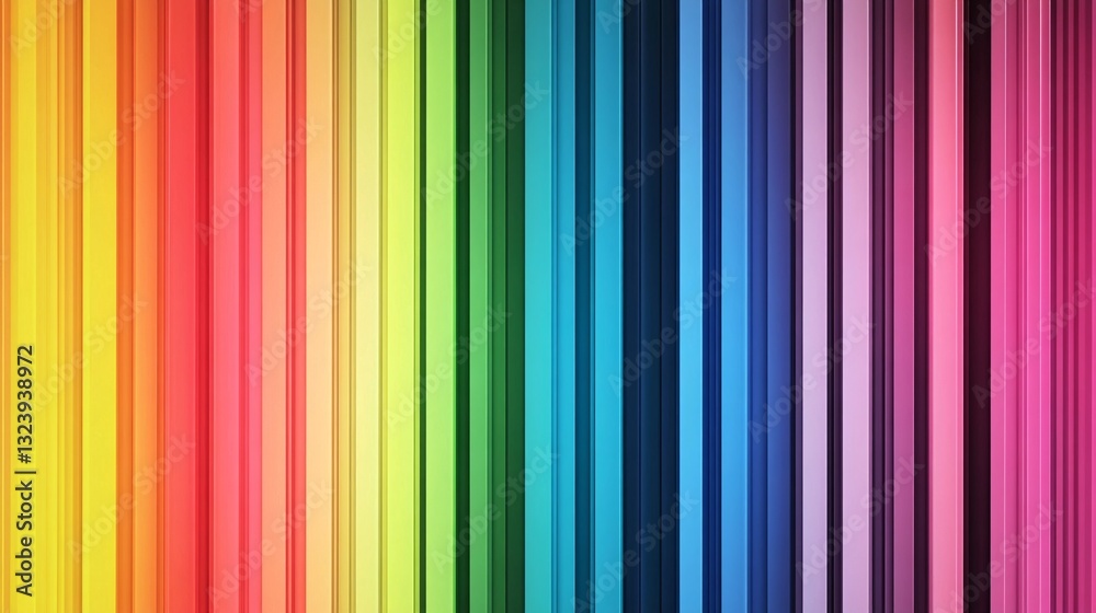 Obraz premium Colorful spectrum bars creating vibrant vertical stripes background