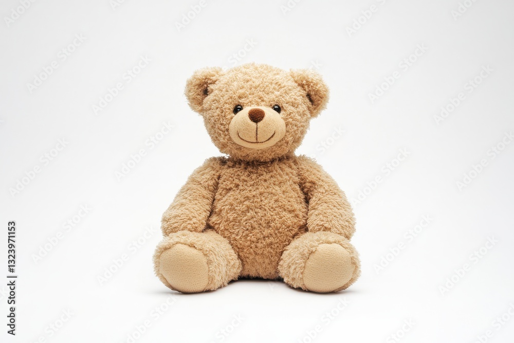 A cozy teddy bear sitting softly on a clean surface, exuding warmth and charm for all ages isolated on transparent background A cozy teddy bear sitting softly on a clean surface, exuding warmth and charm for all ages isolated on transparent background