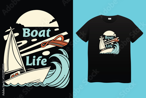 Sailor t shirt design vector