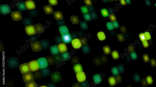 Wallpaper Mural light focus digital background animation. Abstract background loop of ball glowing motion graphics. Torontodigital.ca