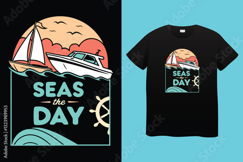 Fishing Boat silhouette vector illustration, Fishing Boat silhouette vector