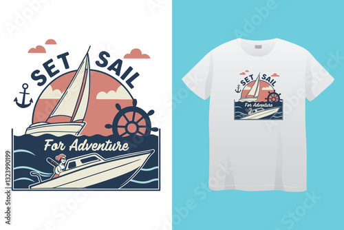 Fishing Boat silhouette vector illustration, Fishing Boat silhouette vector