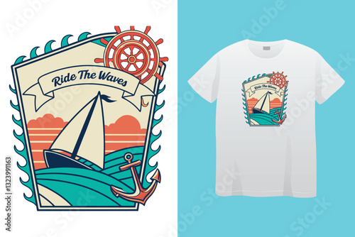 Fishing Boat silhouette vector illustration, Fishing Boat silhouette vector