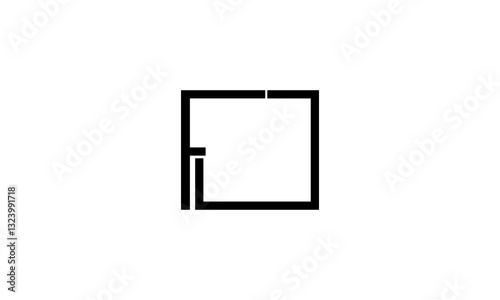 FO letter logo for business