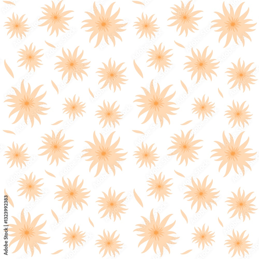 Seamless pattern with summer flowers Seamless pattern with summer flowers