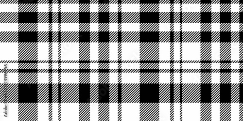 Classic black and white plaid pattern.  Perfect for textile design, fashion, website backgrounds, or any project needing a timeless, sophisticated texture.