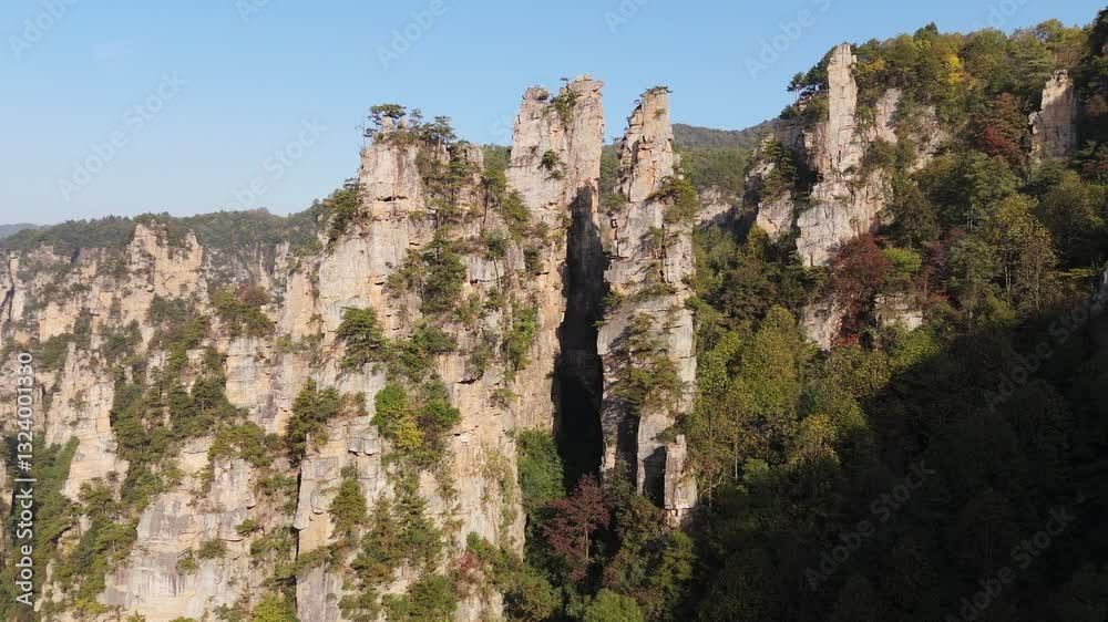 Zhangjiajie National Park (Avatar Mountains) China by Drone Zhangjiajie National Park (Avatar Mountains) China by Drone