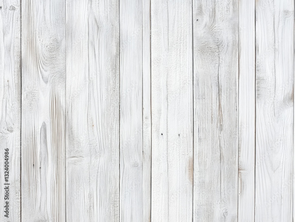 Obraz premium Whitewashed wooden wall panels