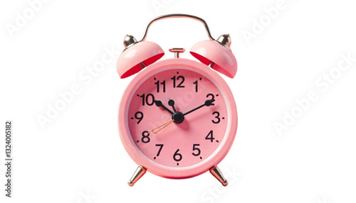 pink alarm clock