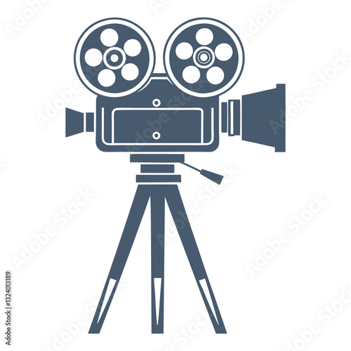 Film Camera Icon Classic and Professional Vector Design.