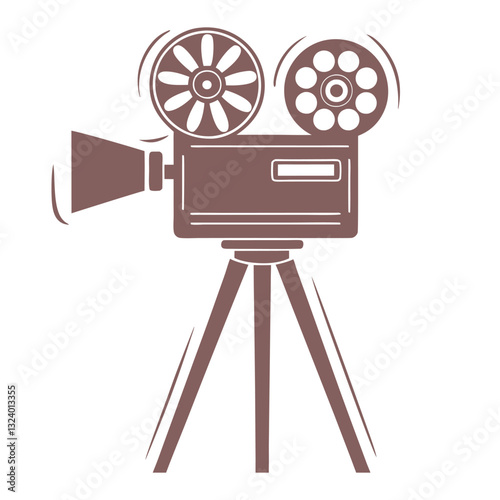 Film Camera Icon Classic and Professional Vector Design.