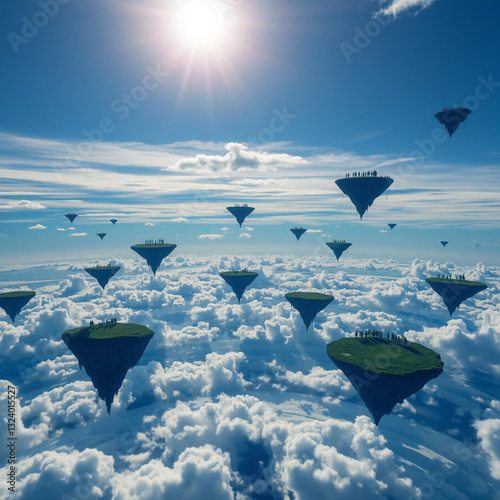 Floating Islands in the Sky