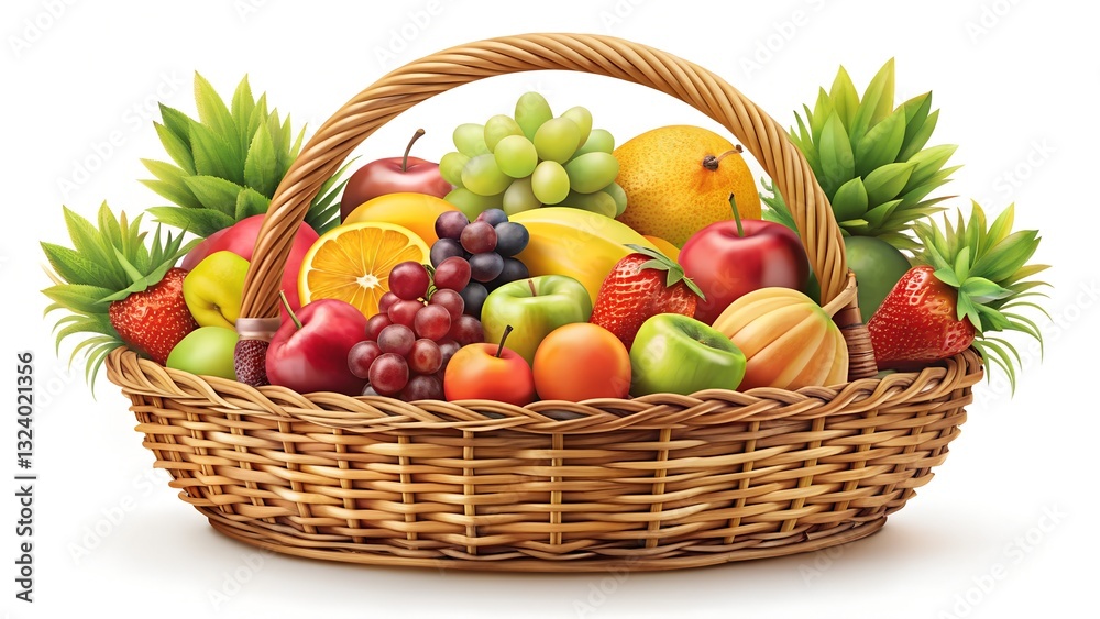 basket of fruits basket of fruits