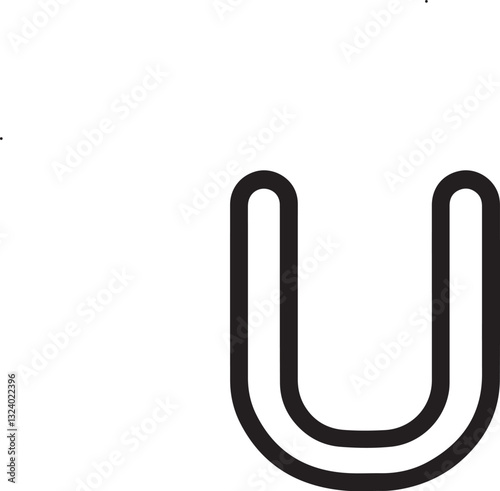 paper clip isolated on white