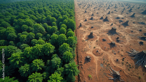 Deforestation Crisis, Forest Desert Divide