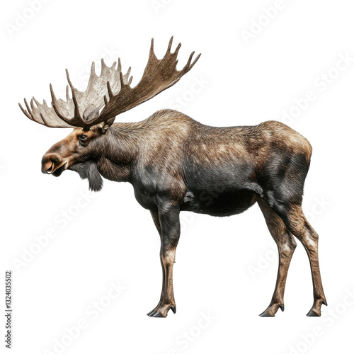 Wallpaper Mural Majestic moose in natural habitat wildlife photography forest scene Torontodigital.ca