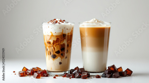 Bubble Tea Drinks, Refreshing Dessert Beverage