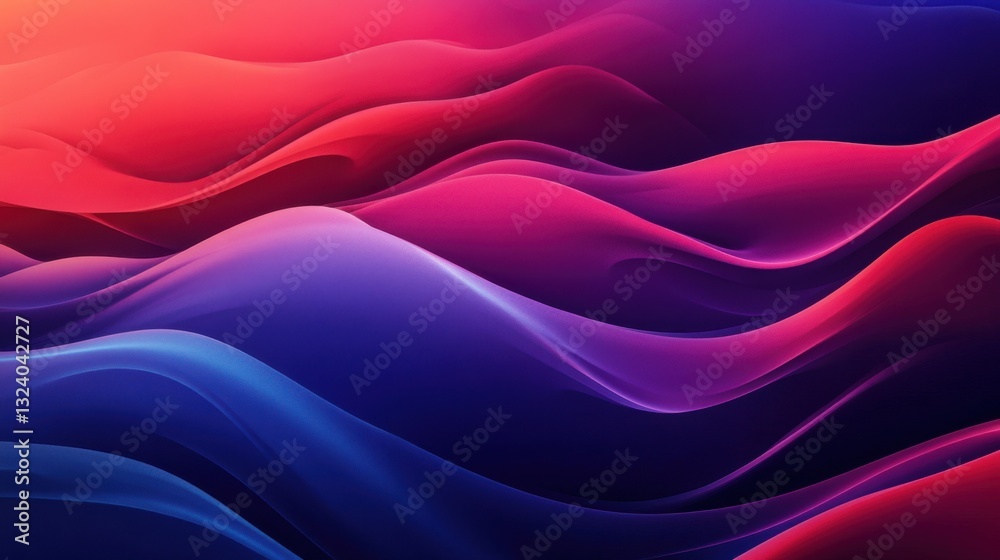 Fototapeta premium Abstract gradient background with colorful neon lights and smoke