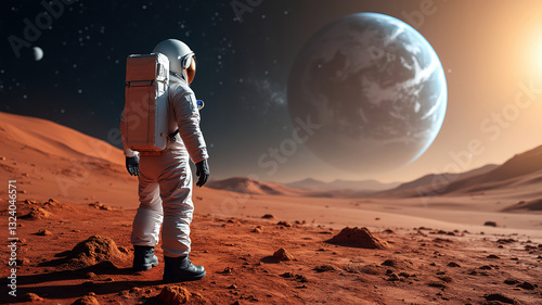 astronaut in space