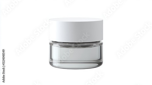 A sleek white fragrance dispensing plug-in unit, its minimalist design highlighted by its transparency, stands isolated against a pristine white background, ready to fill a space with its captivating