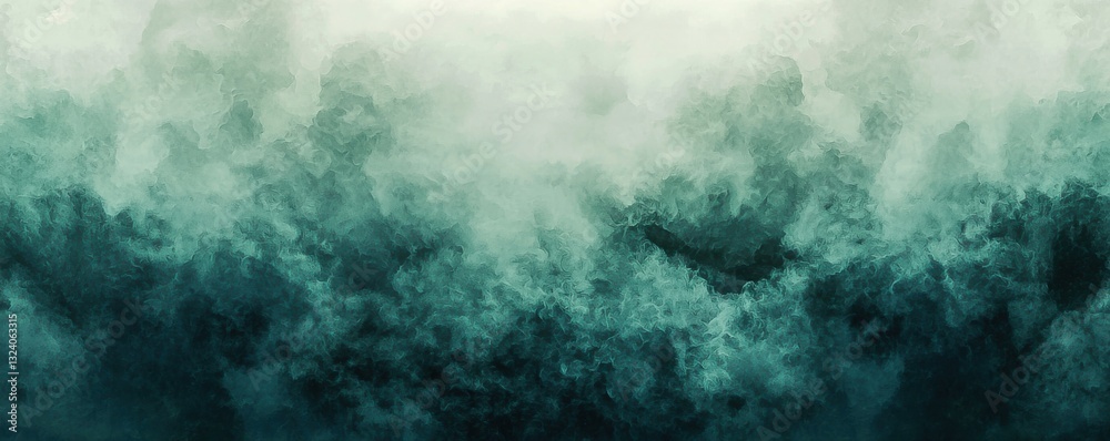 Obraz premium Vintage Sage Green Abstract Wallpaper Texture Background - Distressed Surface Paper