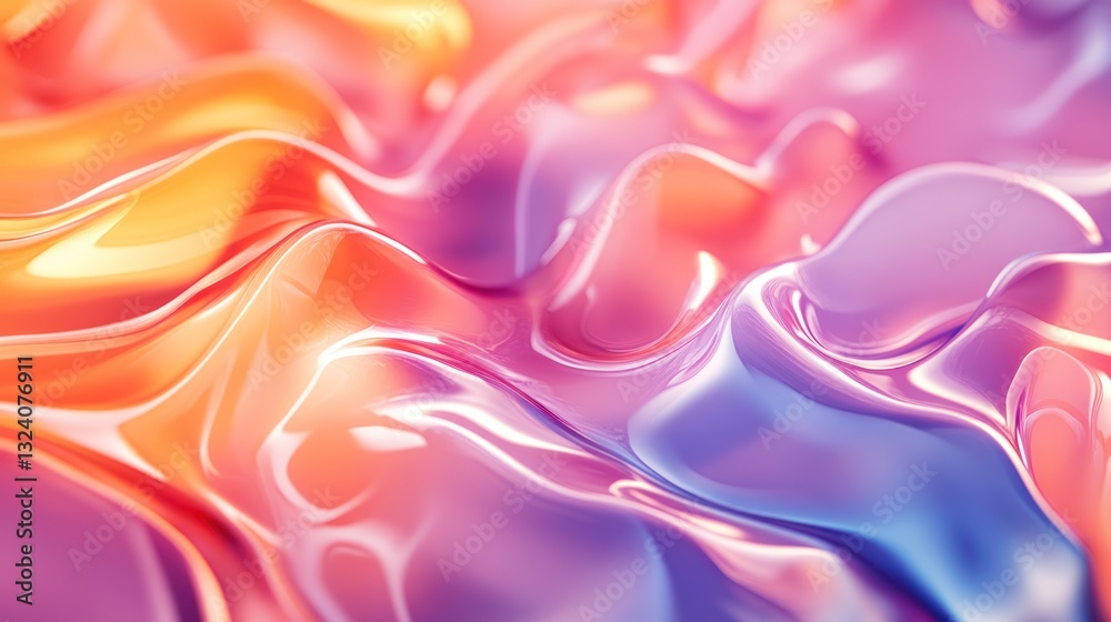 Obraz premium Abstract Liquid Flow