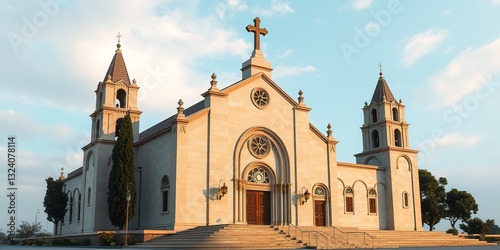 Mission Carmel Basilica - Historical Architectural Beauty photo