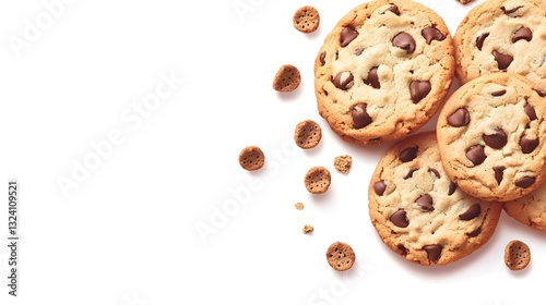 Delicious Gluten-Free Cereal Cookies Horizontal Ad Illustration