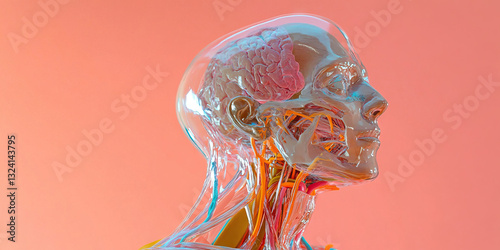 Three-Dimensional Rendering of Human Head and Neck Anatomy