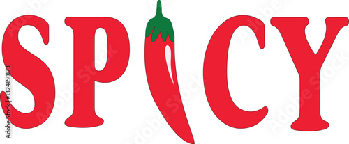 Spicy Chilli pepper picante slogan bubble cute novelty Graphic Tee t-shirt logo artwork