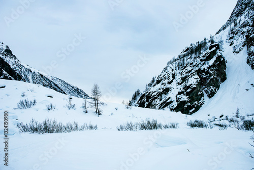 Les Alpes du Sud sous la neige  