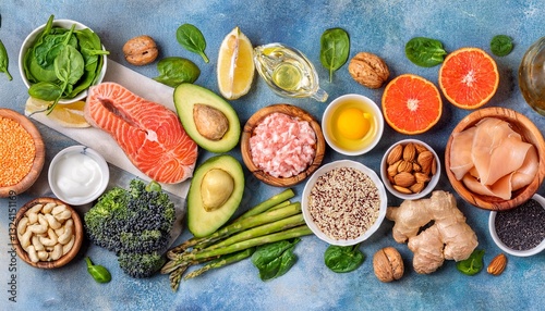 Wallpaper Mural Healthy diet ingredients Torontodigital.ca