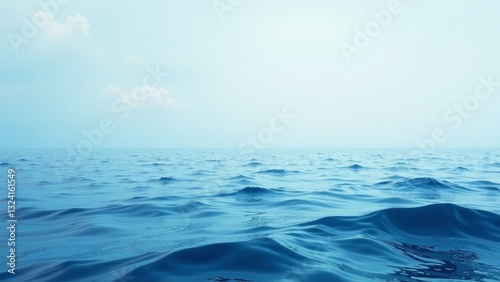 Wallpaper Mural Serene Ocean Vista A Calm Sea Under a Pale Sky with Gentle Waves Torontodigital.ca