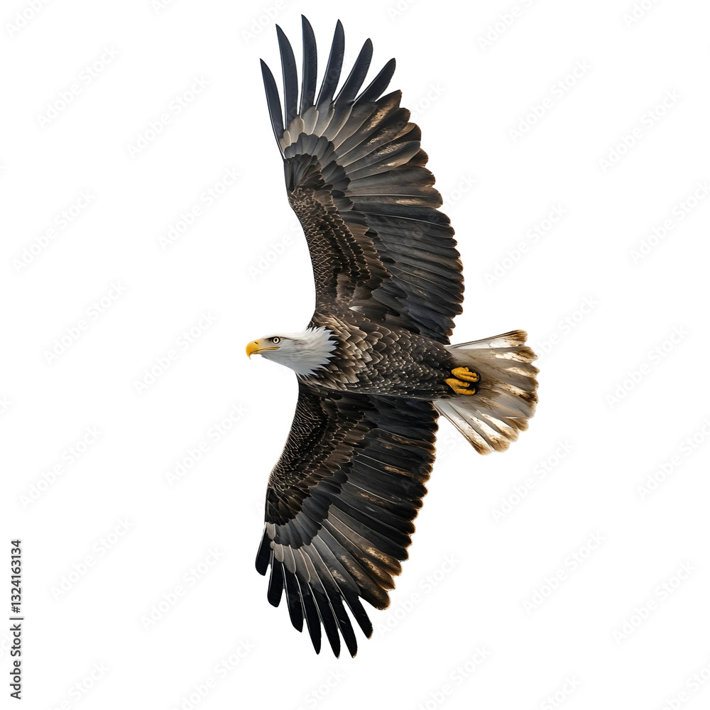 Obraz premium American Bald Eagle In Flight