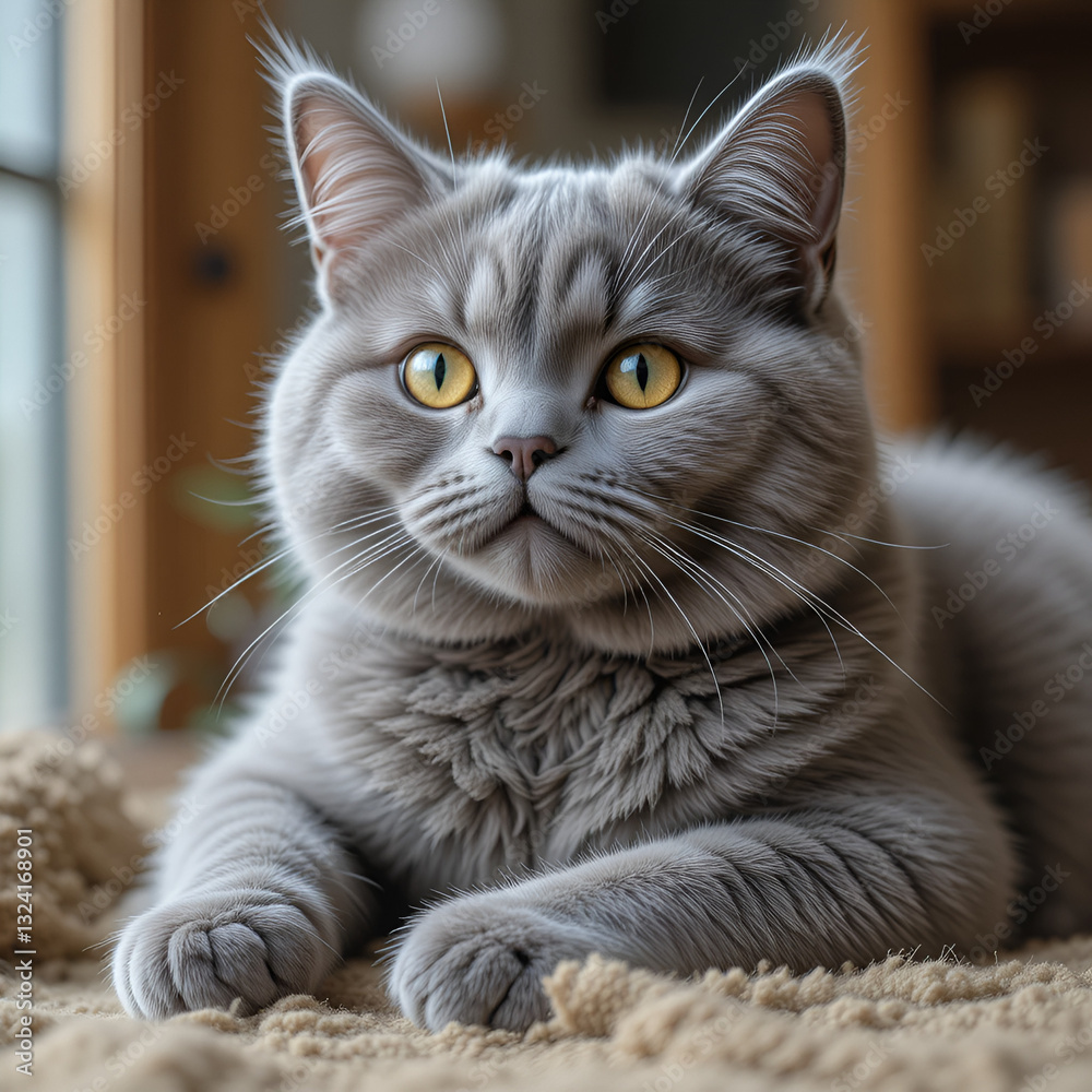 Chat British Shorthair Chat British Shorthair