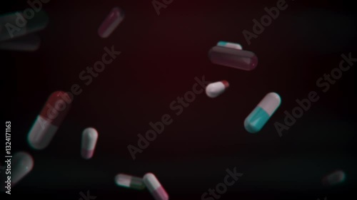 大量のカラフルなカプセルが落ちてくる,薬,医療,暗い,サプリメント,健康,依存症,病気, 
A large number of colorful capsules fall,medicine,medical,dark,supplement,health,addiction,disease