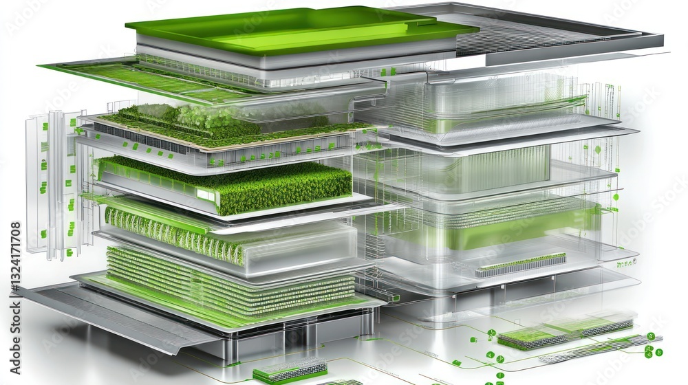 Vertical farm modular design Vertical farm modular design